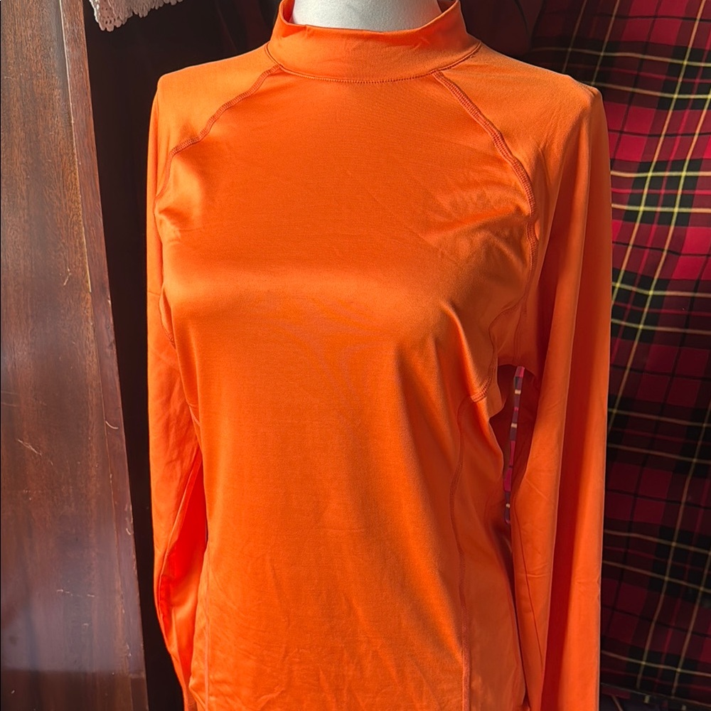 Orange Long Sleeve Women's Top